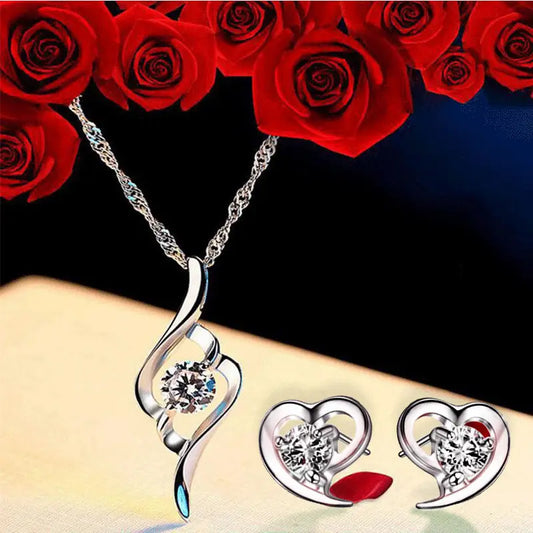 Earrings and Necklace Set for Women