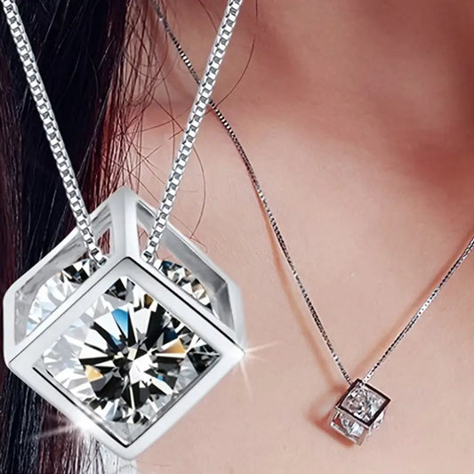 Square Pendant Necklace